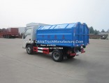 Foton 4X2 Small Garbage Truck with Hook Arm for Trash Container Transport