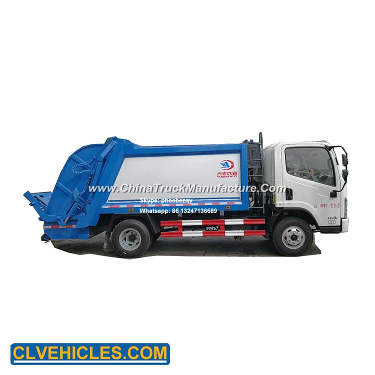 FAW 4X2 Right Hand Driving Trash Compactor Truck