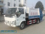 Isuzu 6 Wheelers Garbage Compactor Truck with Rear Bin Lifter