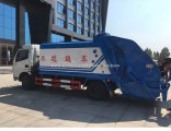 Dongfeng 7 Ton Refuse Compactor Truck Compress Waste Collection Truck