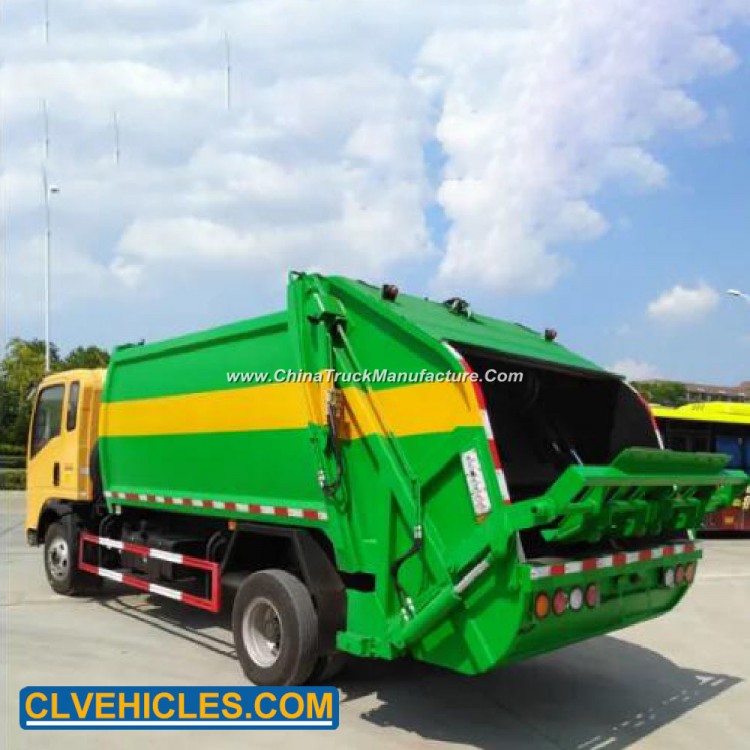 Sinotruk HOWO 4X2 8m3 10m3 Waste Compactor Truck Compactor Garbage Truck