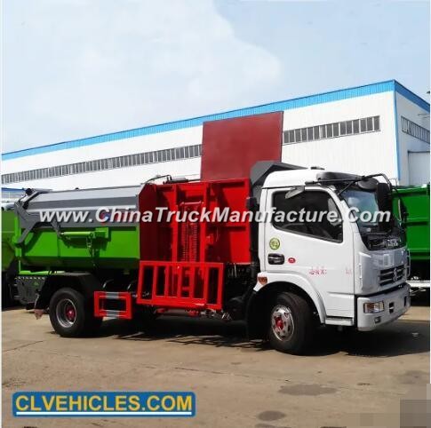 China Customizable Side Load Bin Lifter Garbage Compactor Truck