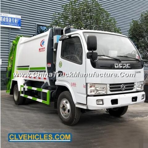 Customizable Dongfeng 5m3 6m3 8m3 10m3 Waste Truck Garbage Truck Rubbish Truck
