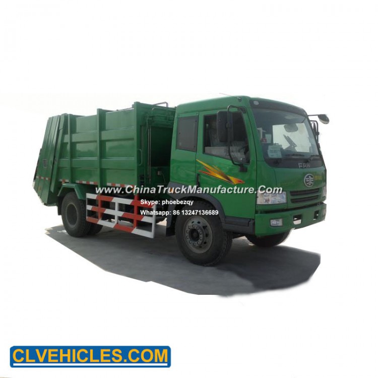 FAW 220PS 13cbm Garbage Compactor Truck