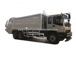 Isuzu Heavy Duty 20 Tons Hydraulic Garbage Compactors Truck Operation
