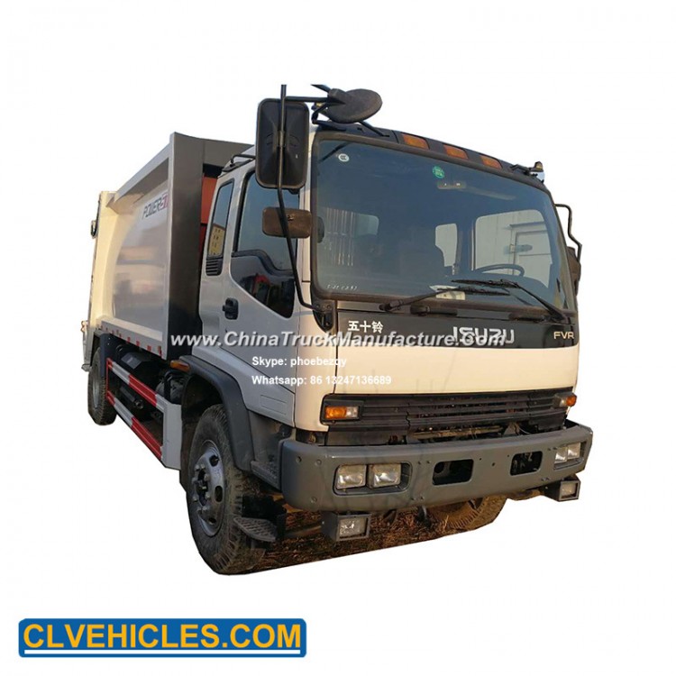 Isuzu 240PS Rear Load Waste Compactor Truck for Sale