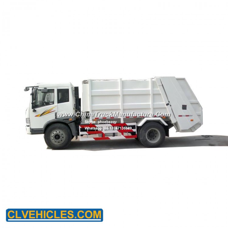 FAW 4X2 Right Hand Driving 10000L Garbage Compactor Truck