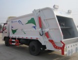 Foton Light Duty 4*2 7cbm Back Loaded Roll off Compaction Garbage Handler Compressed Rubbish Truck