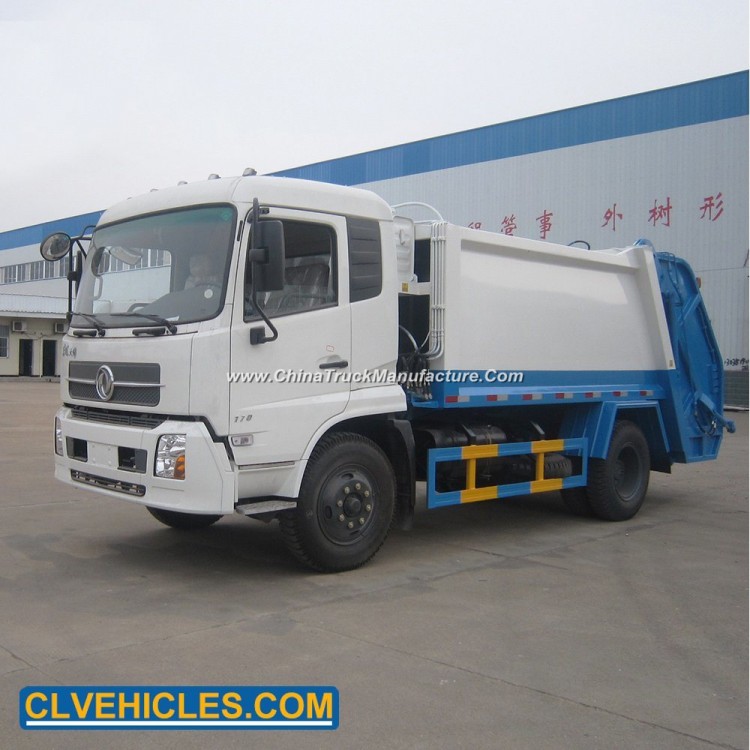 Refuse Collection Vehicles Multi-Compartment Rear Loader Garbage Compactor Truck