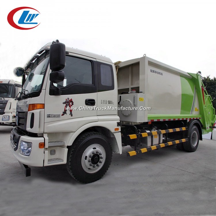 Side Compressor Garbage Compactor Truck 6m3