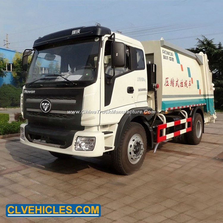 14 M3 Cbm Garbage Can Refuse Cleaning Compactor Truck