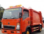 Sinotruck HOWO Rhd Right Hand Drive 5cbm 5cubic Meter 6wheels Rear Self Loading Compressed Garbage T