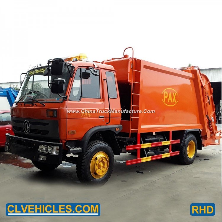 Garbage Can Right Hand Driving Brands of Waste Compressor Truck