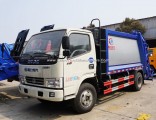6 Cbm 4X2 Compressed Box Garbage Truck China Compactor