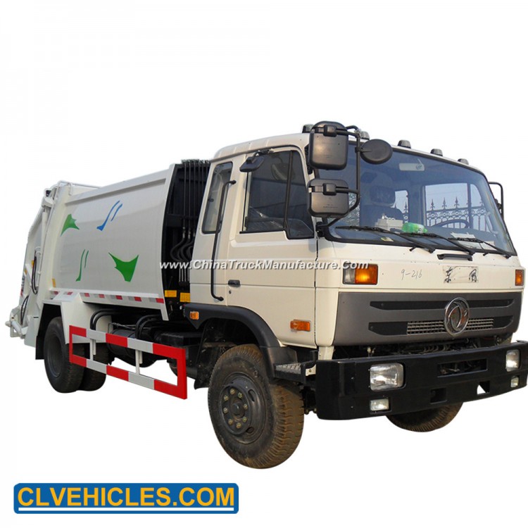 Dongfeng Garbage Can Compress Trash Rubbish Compactor Truck