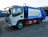 JAC New China Supplier 3t 5m3 Small Waste Garbage Bin Hydraulic Compactor Truck
