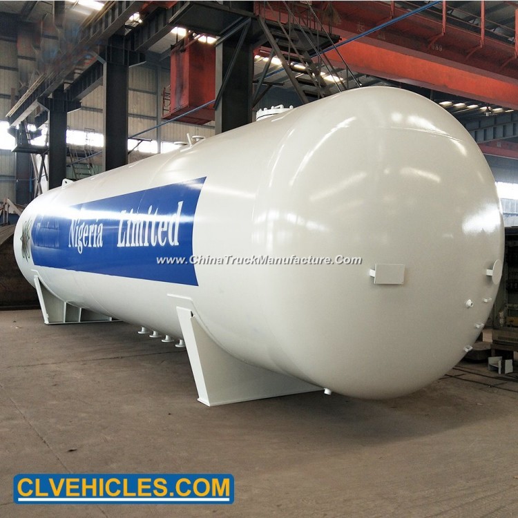  ISO Certificate 25000L Pressure Vessel Cooking Gas Propane LPG Storage Bulk Tank to Nigeria