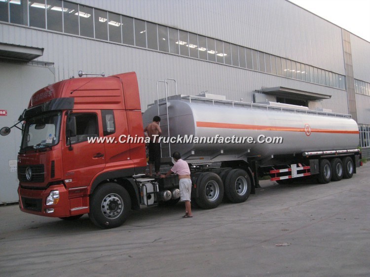 Dongfeng Tractor Truck with 3axle 42000L Fuel Tank Trailer
