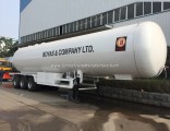 Chengli 3 Axle High Quality 56000L LPG Tanker Semi Trailer with Flow Meter Refilling