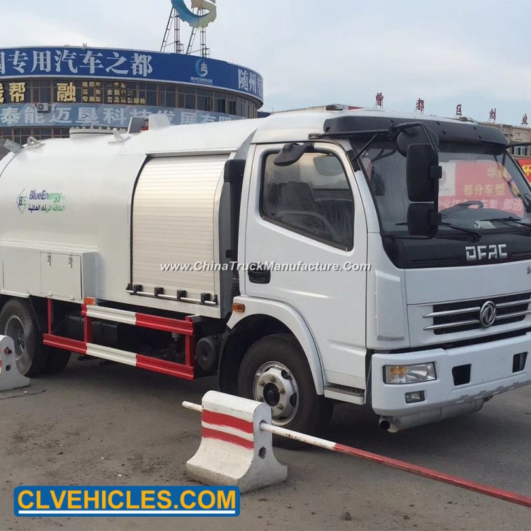5000L LPG Road Tank Tanker Filling Delivery Bobtail Mobile Gas Refueling Mounted Transport Mobile Di