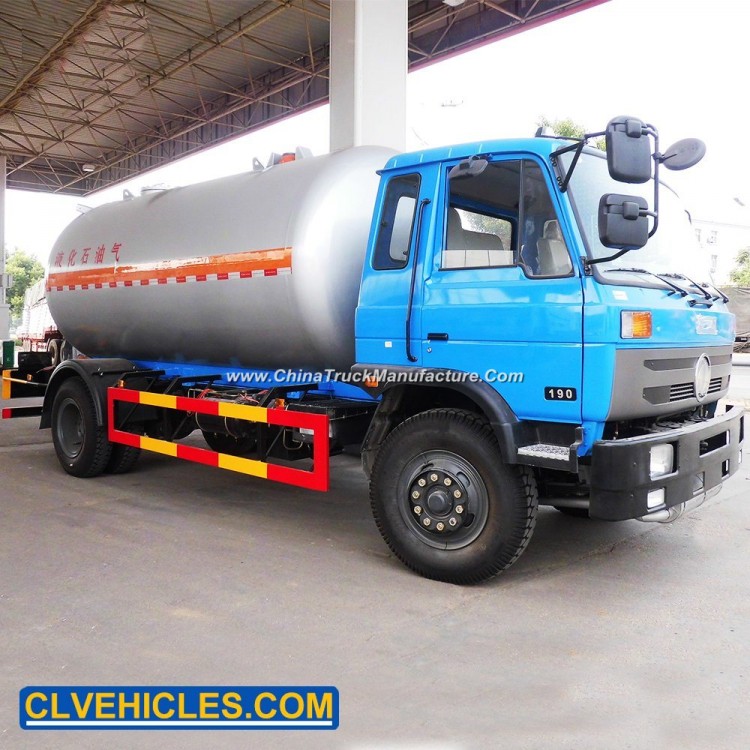 Dongfeng 12m3 Mobile LPG Transport Delivery Tanker Truck