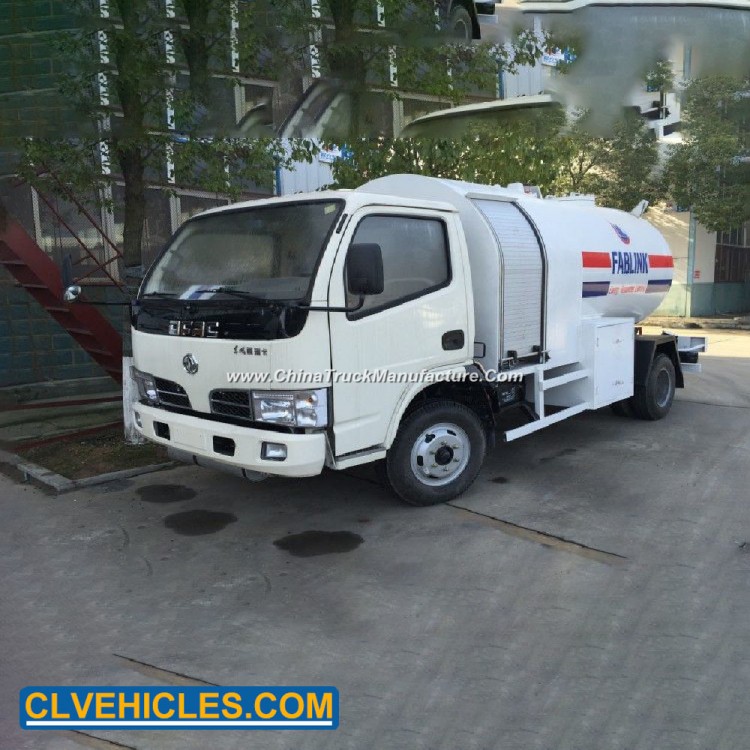 5500L Dongfeng 4X2 Mobile Gas Refueling LPG Tank Truck LPG Dispenser Truck