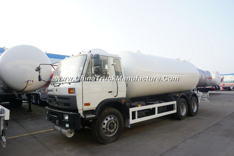 Cheaper Dongfeng 6X4 20000L LPG Transport Truck for Sale