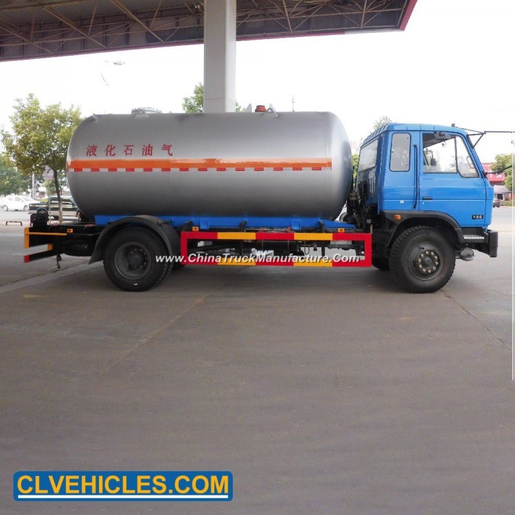 10000L LPG Road Tank Tanker Filling Delivery Bobtail Mobile Gas Refueling Mounted Transport Mobile D
