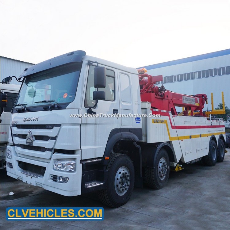 50 Tons 8*4 Rescue Tow Truck 4 Axles Wrecker