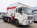 Crane Towing Mounted Wrecker Truck for Sale