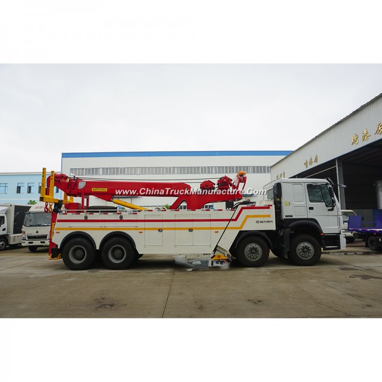 60 Ton Rotator Tow Heavy Duty Road Wrecker Recovery Truck Vehicle