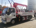 Isuzu 4ton Construction Machinery Mobile Crane Truck Crane Straight Crane