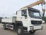 HOWO 4X2 6.3tons Straight Arm Loading Crane Lorry Truck