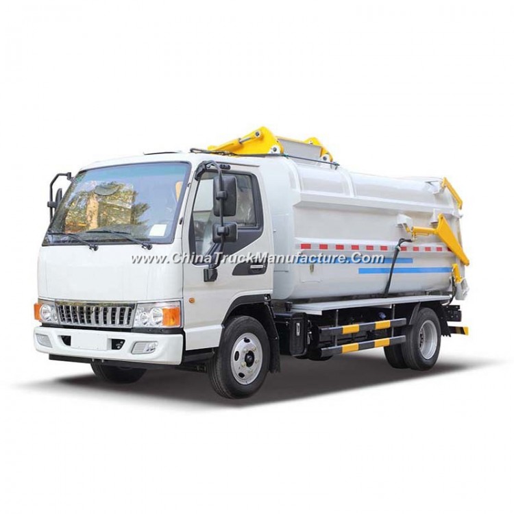 6.5 Cbm Hang Barrel Bucket Garbage Truck with JAC Chassis