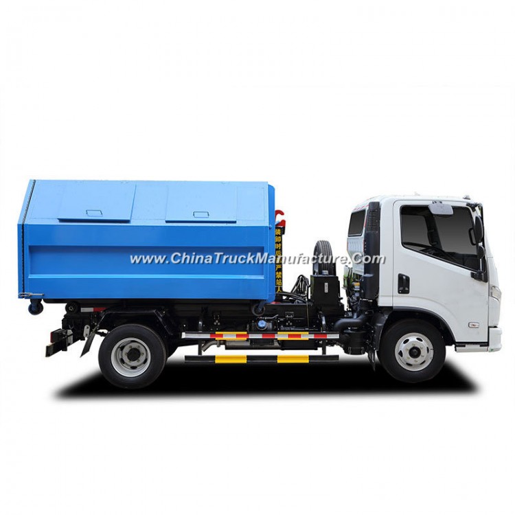Yuejin 4X2 Naveco 7 Cbm 8 Ton Detachable Container Type Garbage Truck