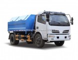 4X2 8ton 6cbm Dongfeng Detachable Container Type Garbage Truck