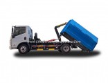 126HP Yuejin 7cbm Detachable Container Type Garbage Truck
