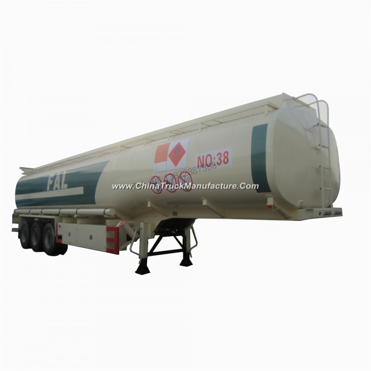 Tri-Axle Fuel Tanker Truck Trailer 35m3 45m3 50m3 60m3 Heated Crude Oil Tanker Trailer
