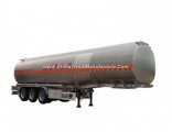 China Oil Tanker Semi-Trailers Manufacturers 42 ~ 45m3 Aluminum Fuel Tank Trailer Price