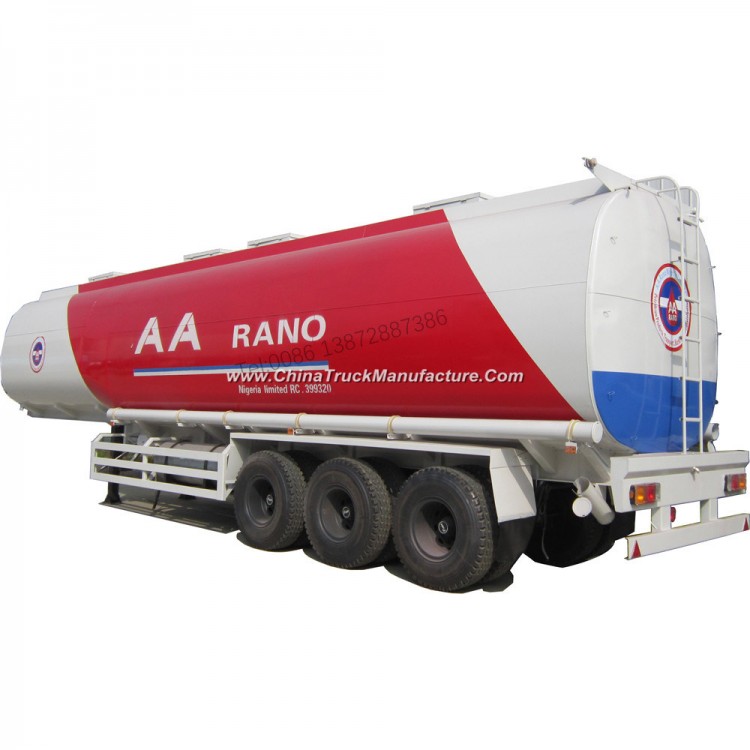 Fuwa 3 Axles 35000liters 60000liters Fuel Tanker Trailer for Sale