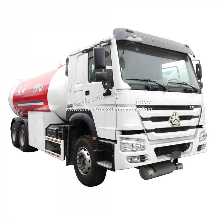 Sinotruk HOWO 6X4 6X6 24000liters 25000liters LPG Truck with LPG Dispenser