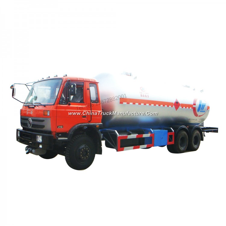 Dongfeng Right Hand Drive 15tons 24m3 Mobile Dispenser LPG Gas Tank Truck