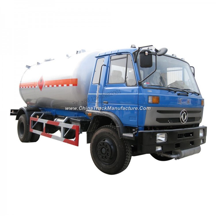 Dongfeng 4X2 4X4 Cummins Engine 15000 Liters LPG Tank Truck with Dispenser