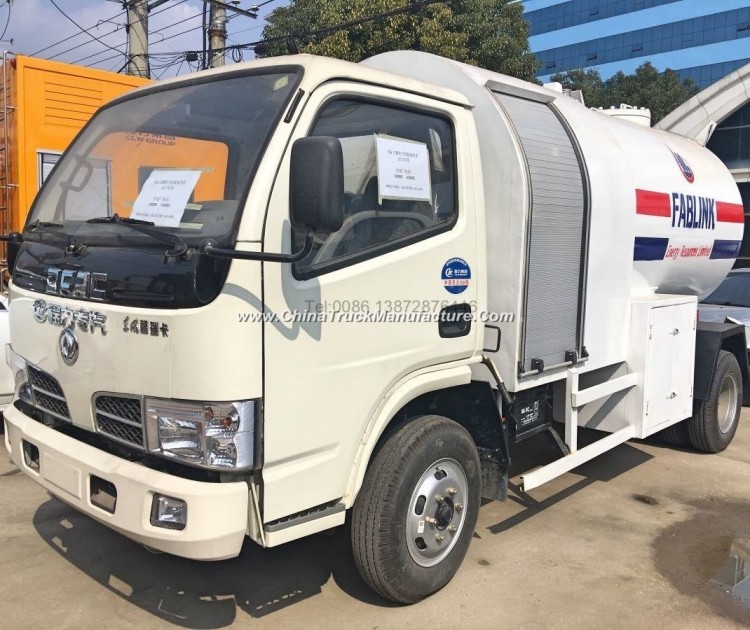 Good Quality 4X2 Dongfeng 55000liters Mini LPG Tank Truck for Sale