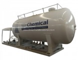 10tons 20000liters Mobile LPG Skid Station with Pump LPG Filling Scale