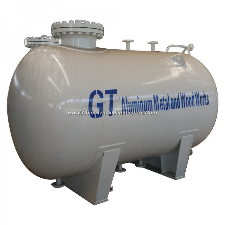 Cheaper Price Cow Brand Small Mobile 5m3 LPG Storage Tank Filling for Gas Cylinder