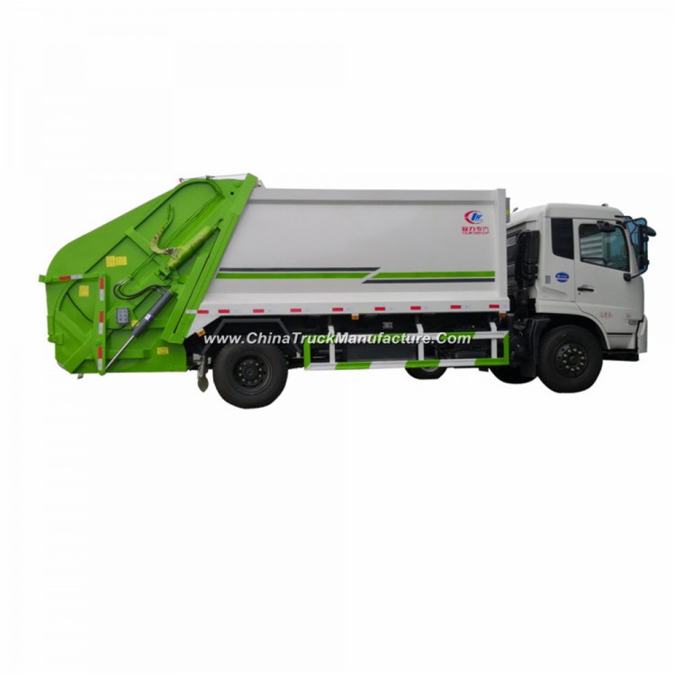 Dongfeng Kingrun 12cbm 14cbm Trash Rear Loaded Garbage Compactor Truck