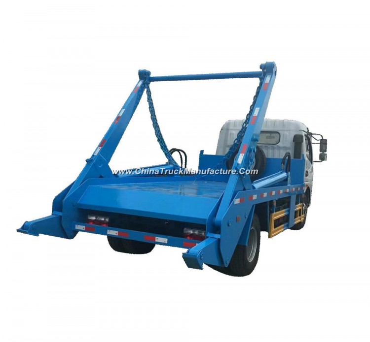 Dongfeng 4X2 New Condition 5cbm Arm Rolling Rear Loader Garbage Truck