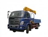 Foton Lorry Truck Mounted 5 Ton 3 Section Telescopic Boom