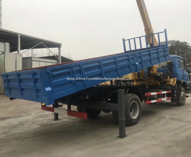 Good Quality Dongfeng 4X2 Type 5 Ton Crane Truck for Tipper Body